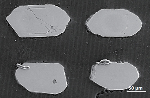 sem image analysis -Catholuminescence