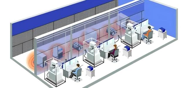 電子顕微鏡実験室環境における電磁シールドの影響 (パート 6 ): 温度、湿度、気流、騒音