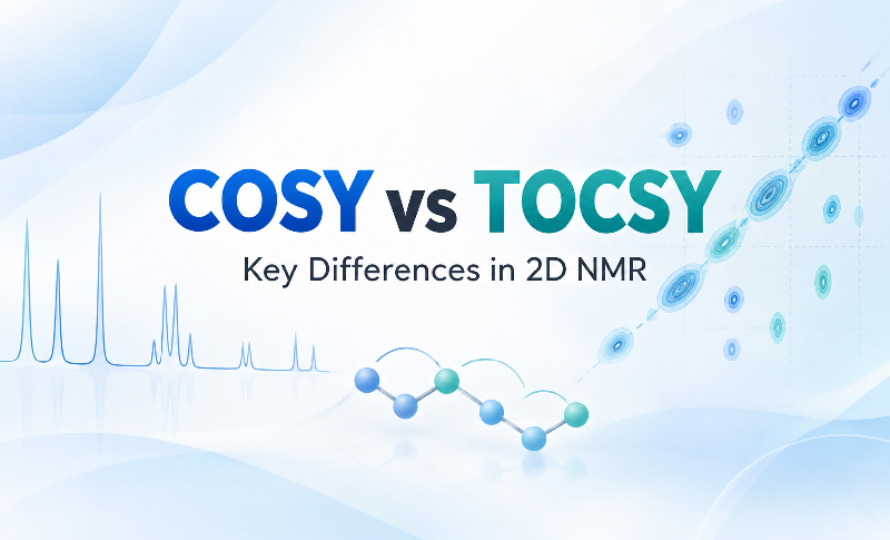 COSYとTOCSYの比較：主な違いとスペクトルの解釈方法の理解